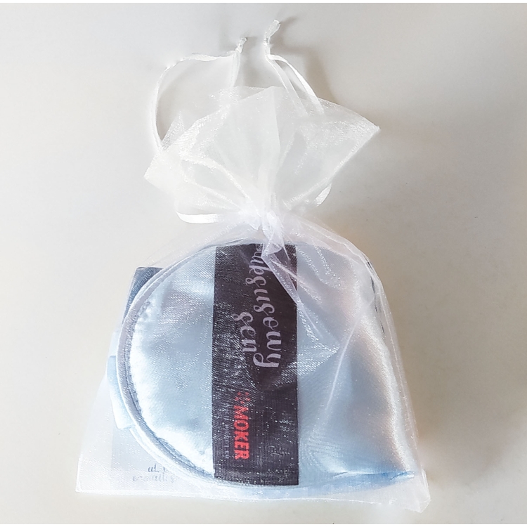 Opaska na oczy DO SPANIA jedwabna + sennik BABY BLUEOpaska na oczy DO SPANIA jedwabna + sennik BABY BLUE